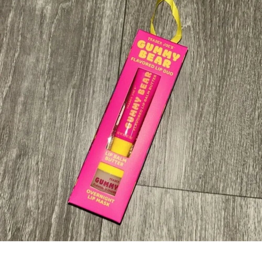 Brand New in Box Trader Joe’s Gummy Bear Flavored Lip Duo